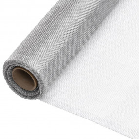 Mesh Screen Aluminum 31.5x787.4" Silver