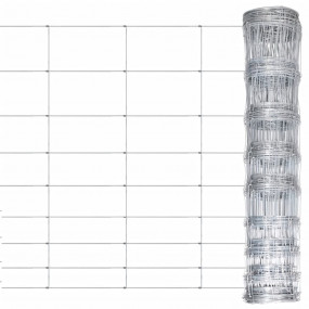Patio Fence Galvanized Steel 164.0x3.9' Silver