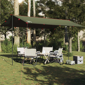Camping Tarp Olive Green 199.2x120.5" Waterproof