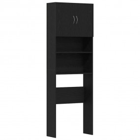 Washing Machine Cabinet Black Oak 25.2x9.4x74.8" Engine...
