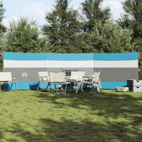 Camping Windbreak Blue 200.0x51.2" Waterproof