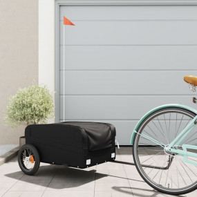 Bike Trailer Black 66.1 lb Iron