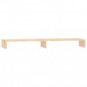 Monitor Stand 39.4x10.6x3.9" Solid Wood Pine