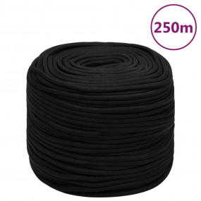 Work Rope Black 0.31 " 820.2 ' Polyester