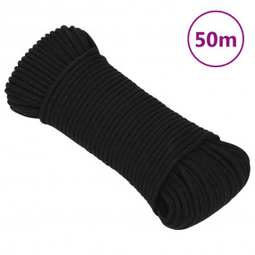 Work Rope Black 0.20 " 164.0 ' Polyester