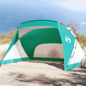 Beach Tent Sea Green 107.9x70.1x170/148" 185T Polyester