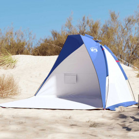 Beach Tent Azure Blue 105.5x87.8x49.2" 185T Polyester