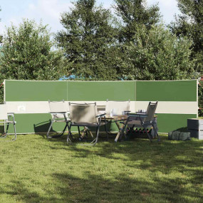 Camping Windbreak Green 192.9x48.4" Waterproof