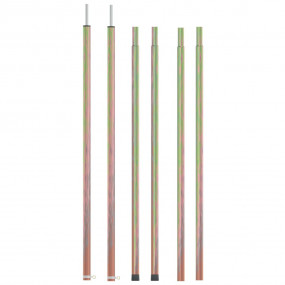 Telescopic Tent Poles with Length of 66.9 - 100.4 " 2 p...
