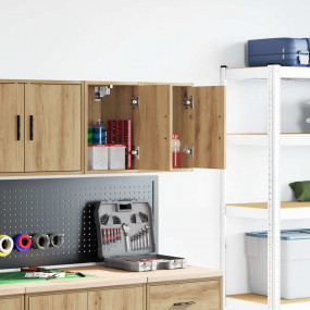 Garage Wall Cabinets 2 pcs Artisan Oak Engineered Wood