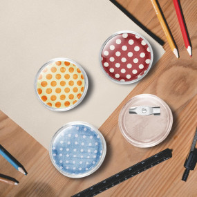 Button Badges Kit with Pins 100 Sets Acrylic 0.98 "