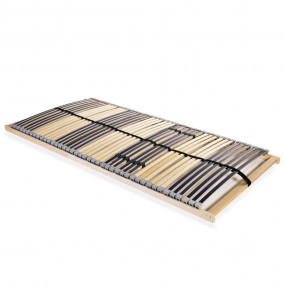 Slatted Bed Base without Mattress with 42 Slats 7 Zones...