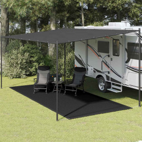 Tent Carpet 98.4x236.2" Black