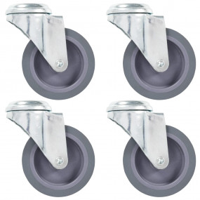 Bolt Hole Swivel Casters 4 pcs 2.95 "