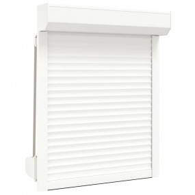 Roller Shutter Aluminum 31.5x39.4" White