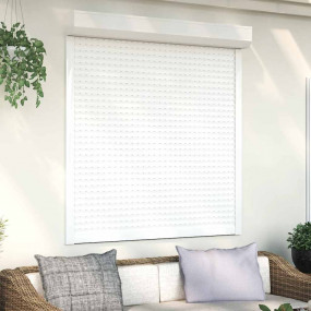 Roller Shutter Aluminum 51.2x55.1" White