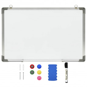 Magnetic Dry-erase Whiteboard White 19.7x13.8" Steel