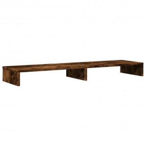 Monitor Stand Smoked Oak 39.4x10.6x3.9" Engineered Wood
