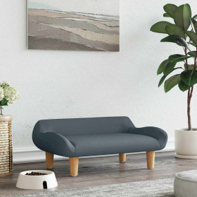 Dog Bed Dark Grey 70x40 x 9.4 " Fabric