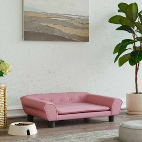 Dog Bed Pink 70x48 x 8.7 " Velvet