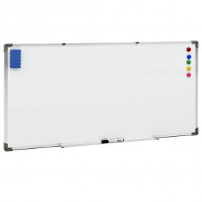 Magnetic Whiteboard White 43.3x23.6" Steel