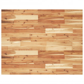 Desk Top Oil Finished 39.4x31.5x0.8" Solid Wood Acacia