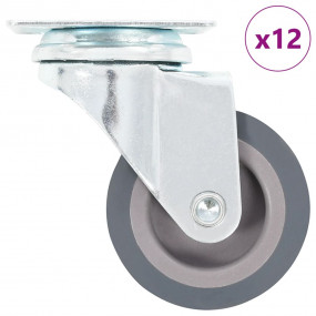 12 pcs Swivel Casters 1.97 " (3x143417)
