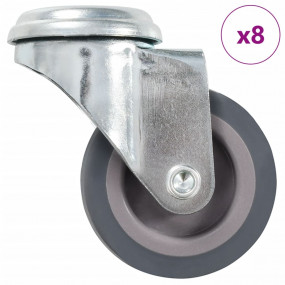 8 pcs Bolt Hole Swivel Casters 1.97 " (2x143422)