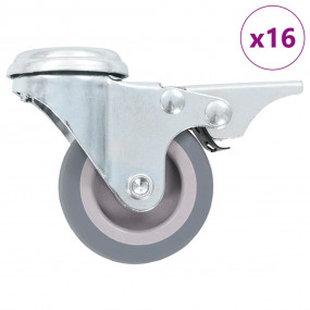 16 pcs Bolt Hole Swivel Casters 1.97 " (4x143423)