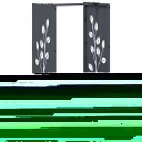 Firewood Rack Anthracite 15.7x11.8x31.5" Cold-rolled st...