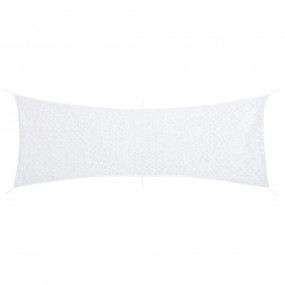 Camouflage Net with Storage Bag 204.3x55.9" White