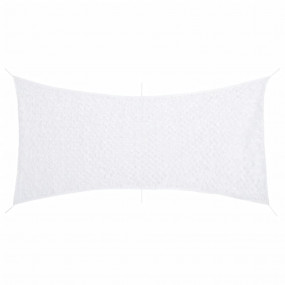 Camouflage Net with Storage Bag 199.2x109.8" White