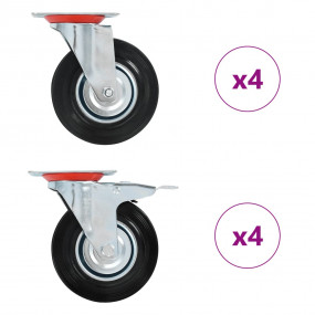 8 pcs Swivel Casters 4.92 " (2x143458)