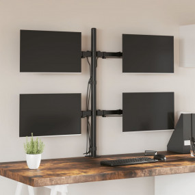 Monitor Mount Black Steel VESA 75/3.94 "