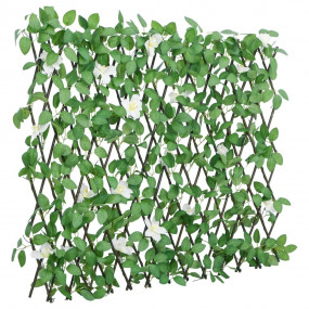 Artificial Ivy Trellis Expandable Green 73.2x11.8"