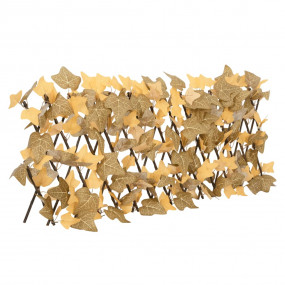 Artificial Maple Leaf Trellis Expandable Orange 70.9x11...