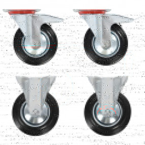 Casters 4 pcs 6.30 "