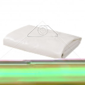 Tarpaulin 7.11 oz/ft 4.9x65.6' White