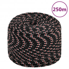 Boat Rope Black 0.31 " 820.2 ' Polypropylene