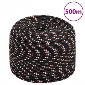 Boat Rope Black 0.39 " 1640.4 ' Polypropylene