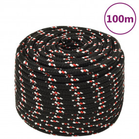 Boat Rope Black 0.55 " 328.1 ' Polypropylene