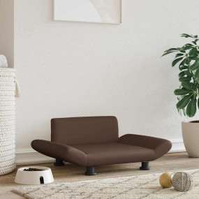 Dog Bed Brown 70x45 x 11.0 " Faux Leather