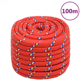 Boat Rope Red 0.79 " 328.1 ' Polypropylene