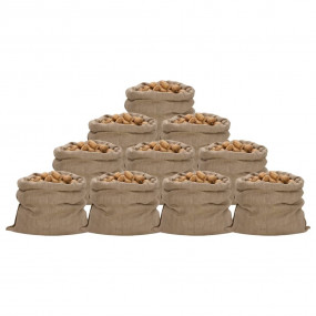 Jute Sacks 10 pcs 39.4x43.3" 100% Jute 340 gsm