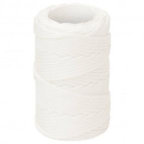 Boat Rope Full White 0.08 " 1640.4 ' Polypropylene