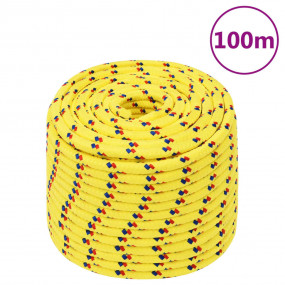 Boat Rope Yellow 0.55 " 328.1 ' Polypropylene