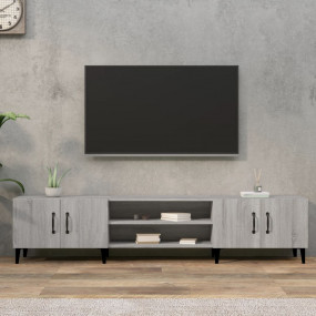 TV Cabinet Grey Sonoma 70.9x12.4x15.7" Engineered Wood