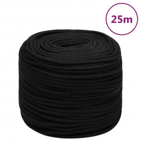 Work Rope Black 0.31 " 82.0 ' Polyester