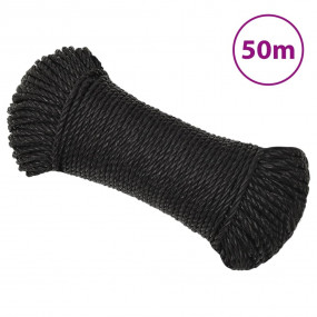 Work Rope Black 0.31 " 164.0 ' Polypropylene
