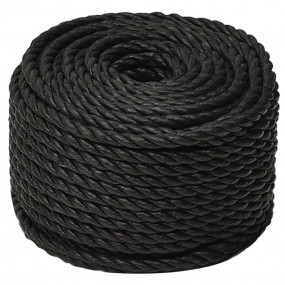 Work Rope Black 0.63 " 164.0 ' Polypropylene